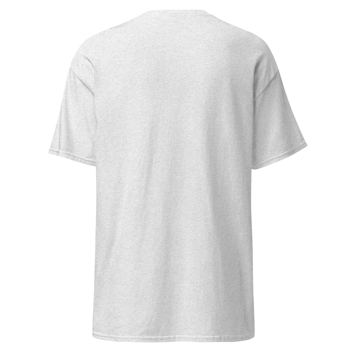 Calling > Comfort tee in ash grey, back view