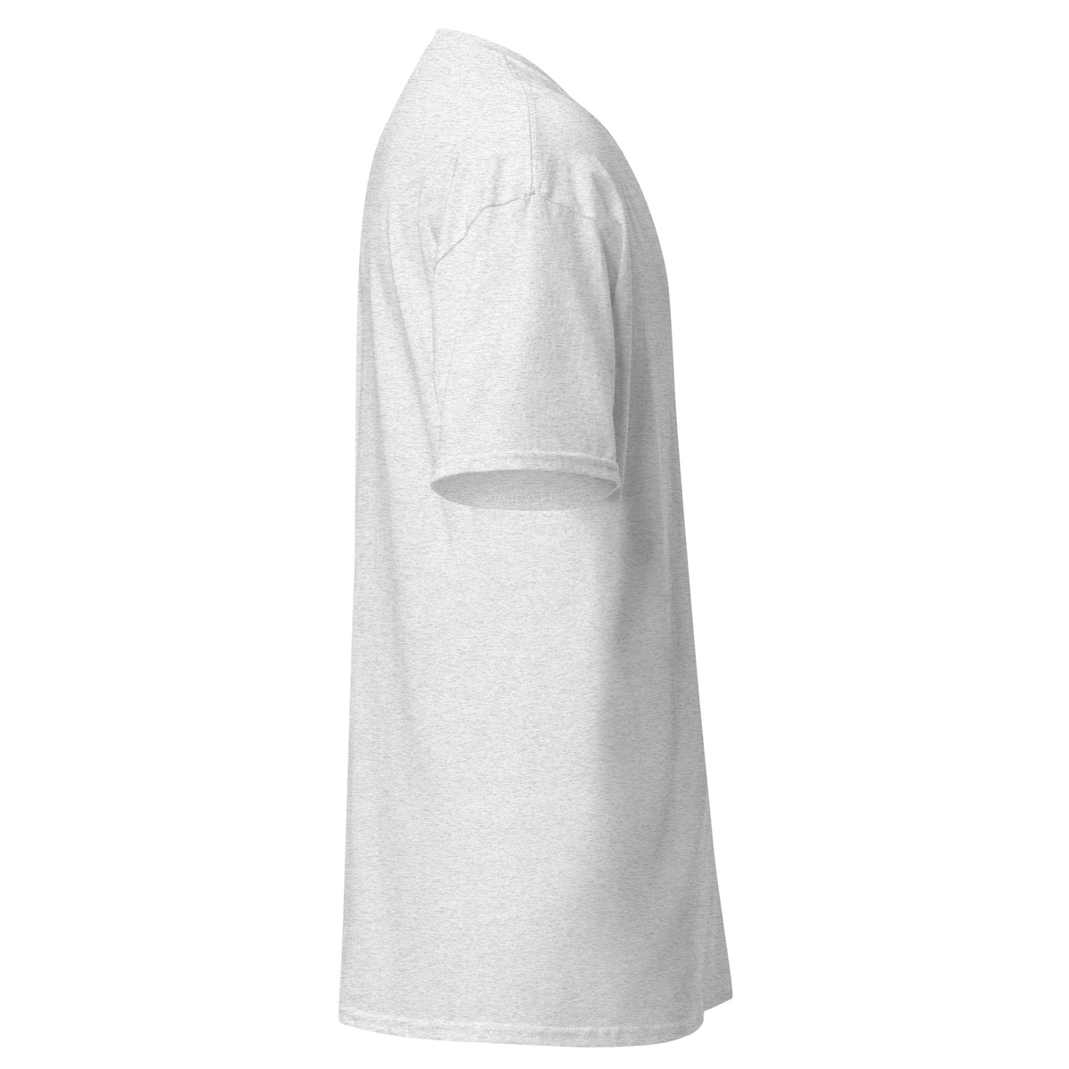 Calling > Comfort tee in ash grey, right side view