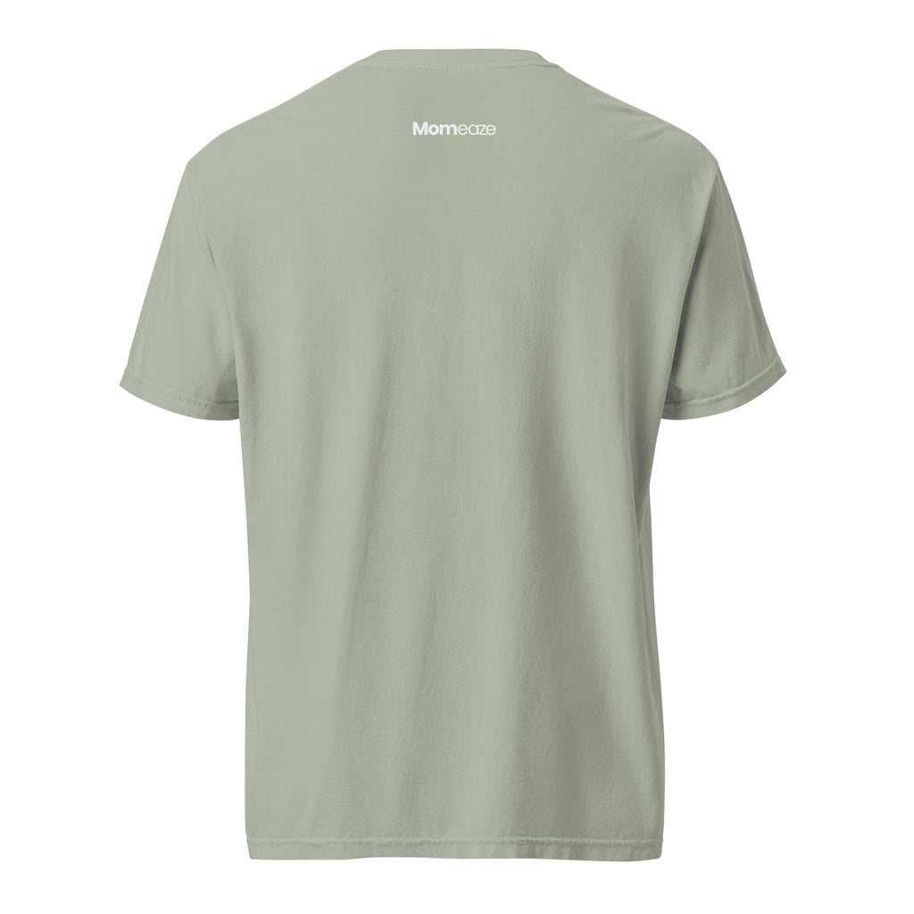 Default Parent Energy tee in Bay green, back view