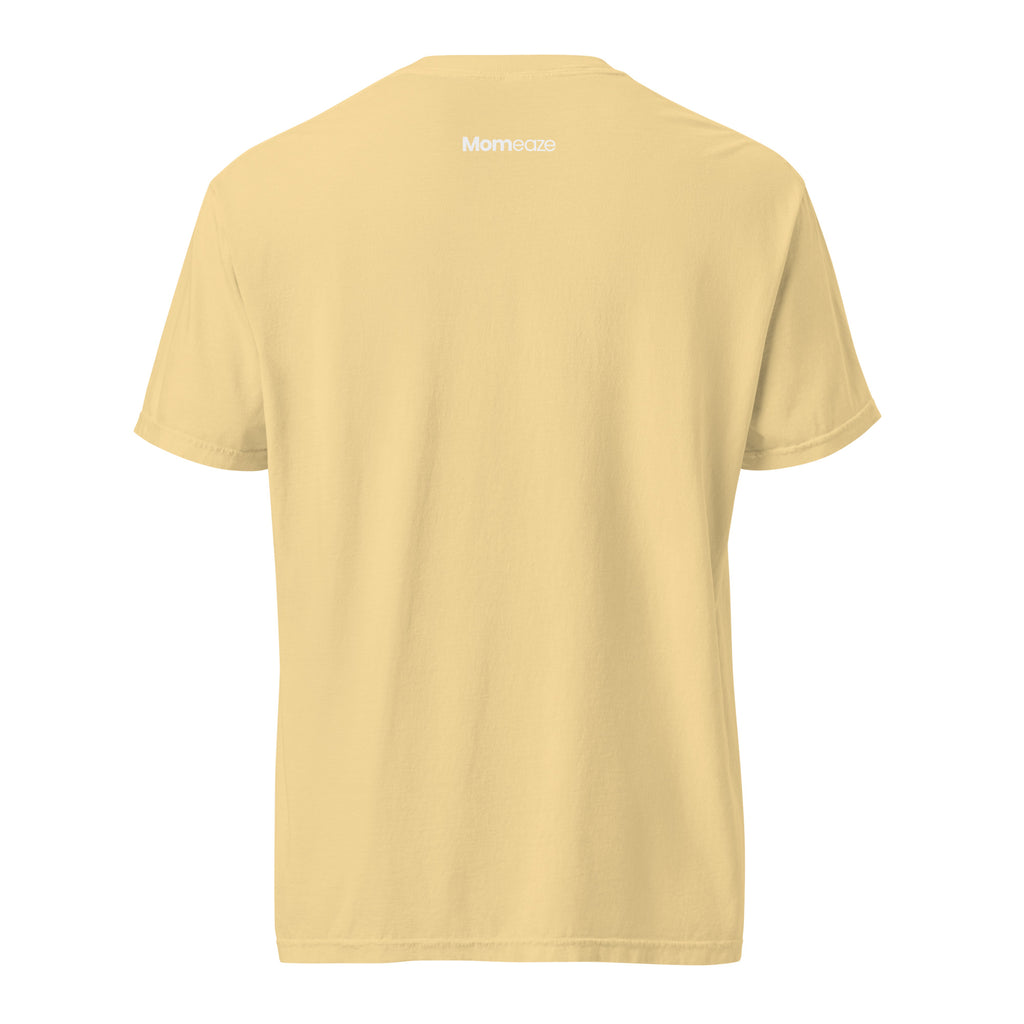 Default Parent Energy tee in Butter yellow, back view
