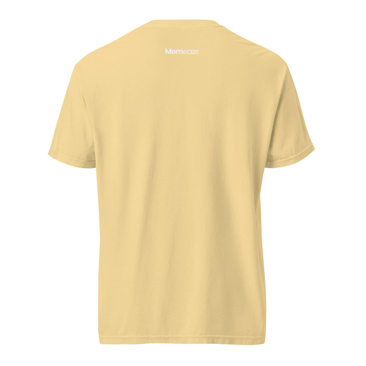 Default Parent Energy tee in Butter yellow, back view