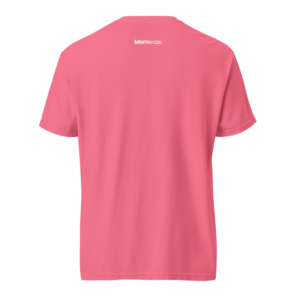 Default Parent Energy tee in Crunchberry pink, back view