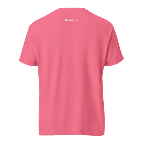 Default Parent Energy tee in Crunchberry pink, back view